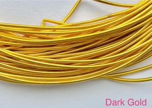 pearl purl wire 1 mm dark gold