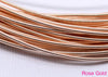 pearl purl wire 1 mm rose gold 