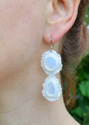 unique moonstone earrings