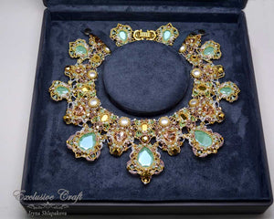 beaded royal necklace exclusive carft