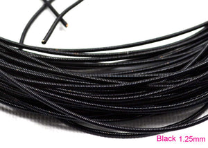 gimp french wire 1.25mm black