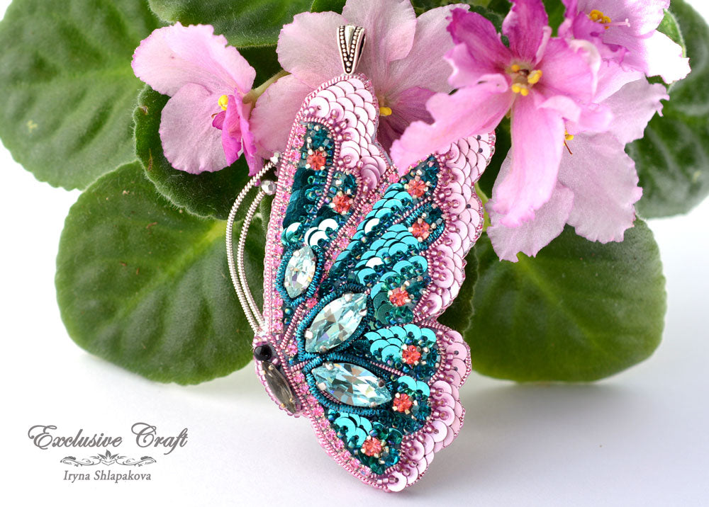 beaded butterfly zoom class