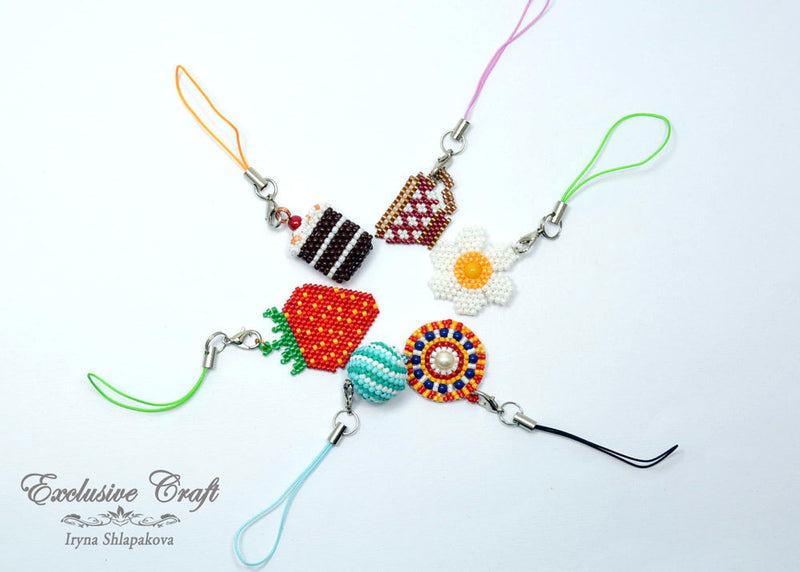 cell phone charm handcrafted