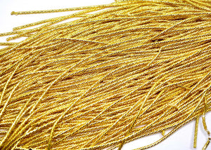 bamboo french bullion wire for embroidery dark gold