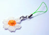 cell phone charm handcrafted daisy