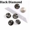Black diamond  rivoli 14 mm in settings 