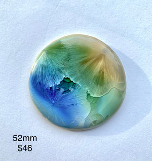 Ceramic cabochons for jewelry making