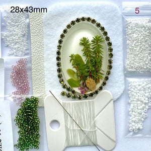 Bead embroidery tutorial nature