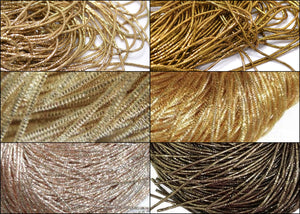 bullion french wire golden colors