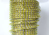 olivine rhinestone cup chain 4 mm 