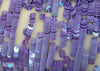 oriental dark purple french sequins 4 mm