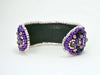 handmade beaded purple bracelet