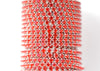 red rhinestone cup chain 4 mm 
