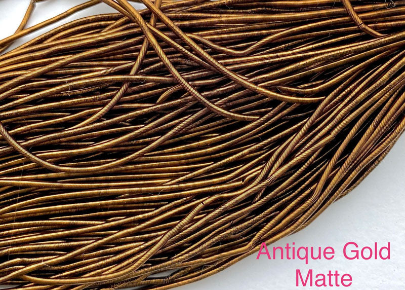 Wire Matte French wire/ bullion wire/ smooth matte purl 1 mm – Exclusive Craft