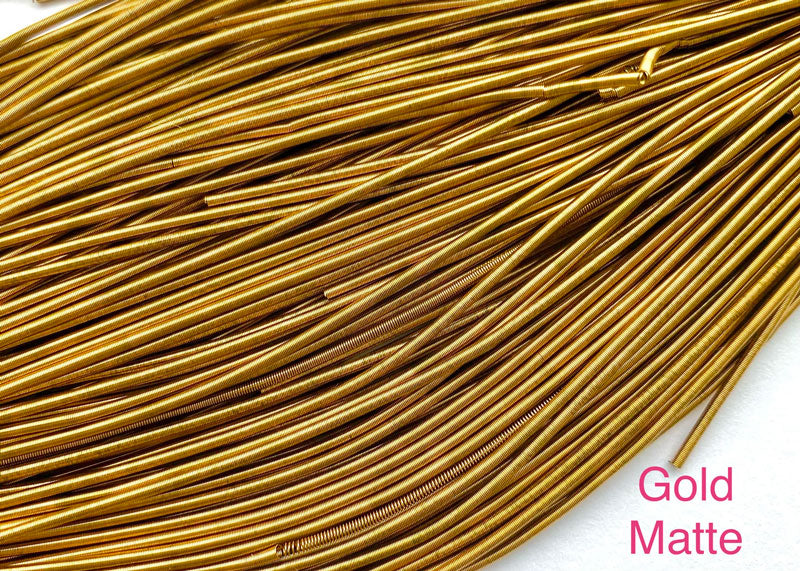 Smooth Purl, Gold Bullion for Metal Thread Embroidery