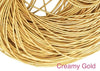 smooth purl french wire 1mm creamy gold