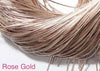 smooth purl french wire 1mm rose gold