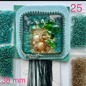 flower bead embroidery kit