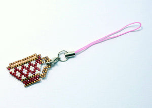 cell phone charm handcrafted cup