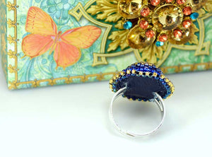 handmade beaded ring